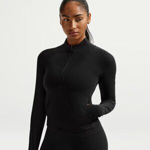 WORN ONCE! Nike Zenvy Women's Full-Zip Long-Sleeve Top in Black, Size Small